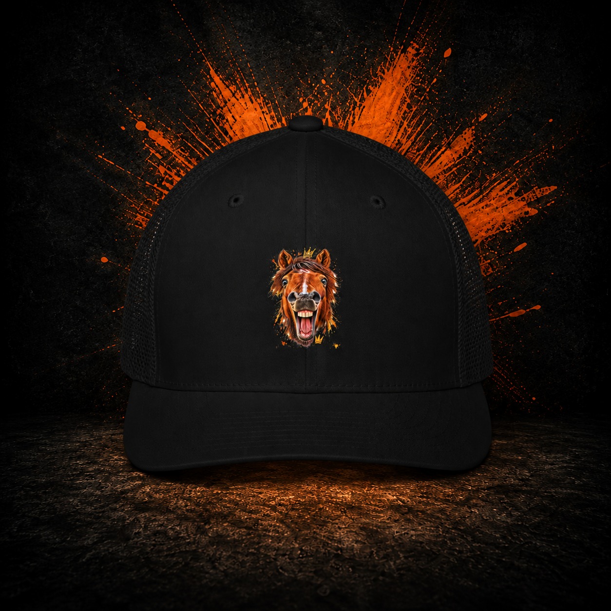 Casquette trucker Le Cheval Qui Crie, modèle Yupoong 6606
